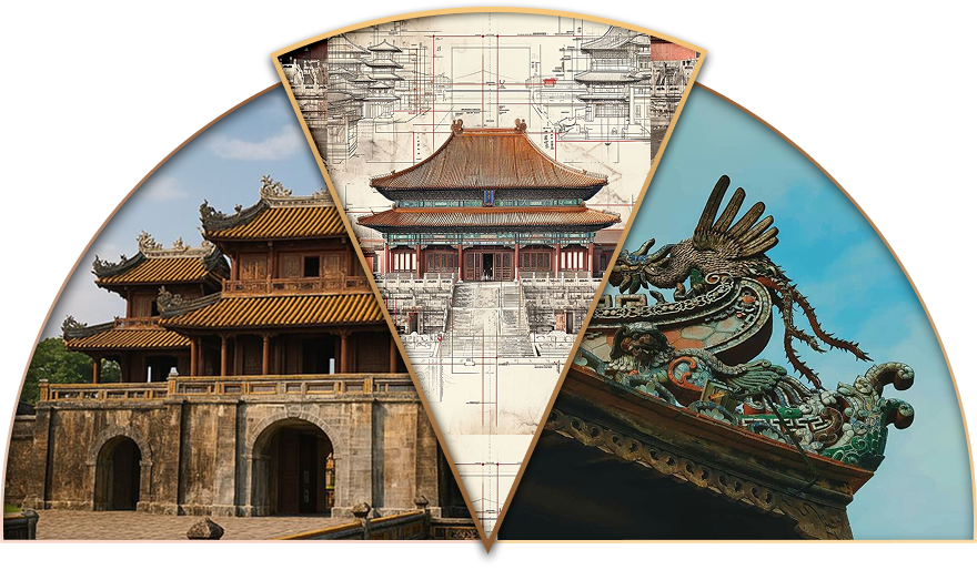 Hue Architecture Collage